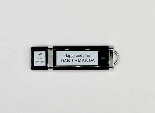 USB Thumb Drive, "Happy and Free"