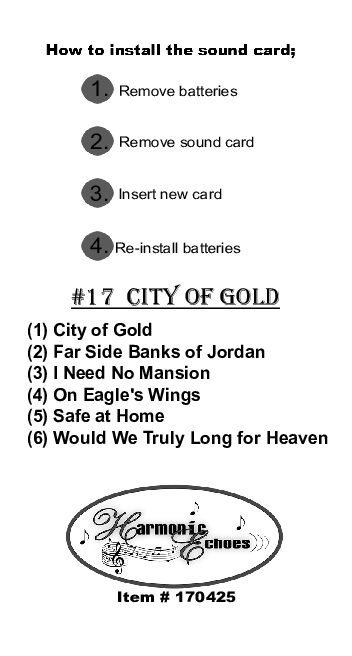 Chip #17: "City of Gold" (Harmonica & Electric Guitar) - Image 2